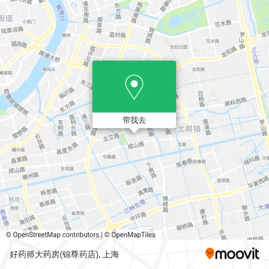 好药师大药房(锦尊药店)地图