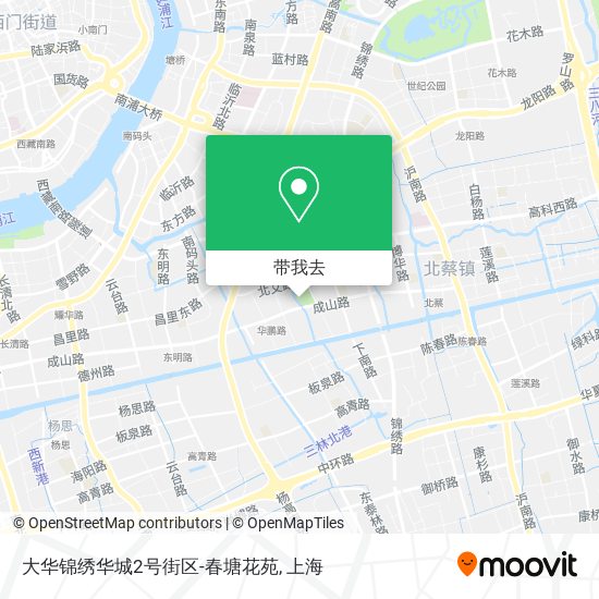 大华锦绣华城2号街区-春塘花苑地图