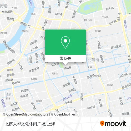 北蔡大华文化休闲广场地图