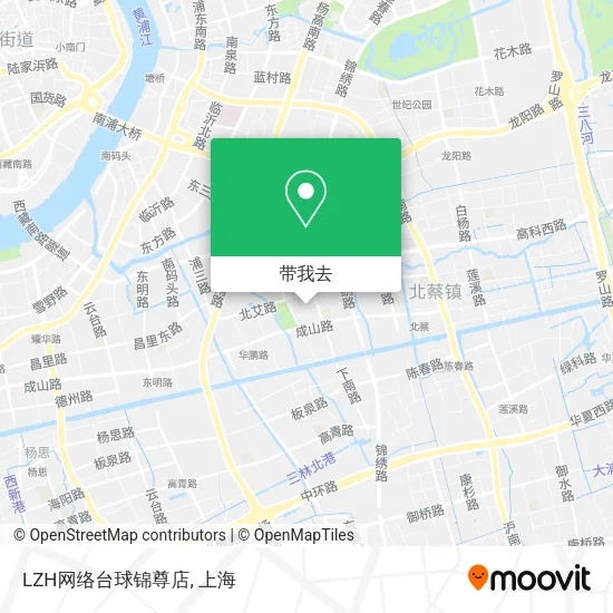 LZH网络台球锦尊店地图