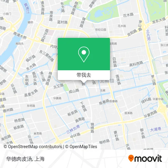 华德肉皮汤地图