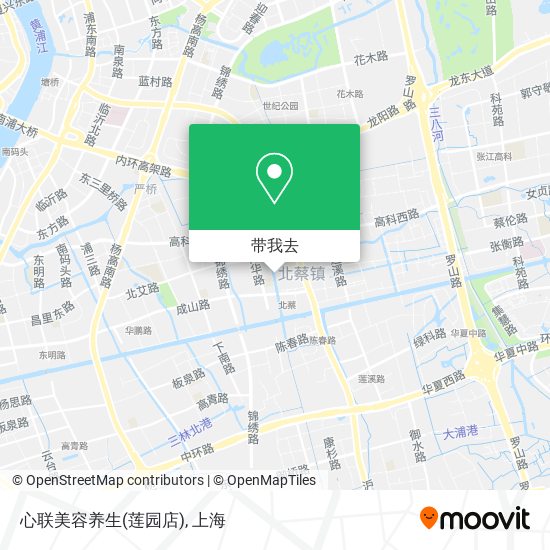 心联美容养生(莲园店)地图