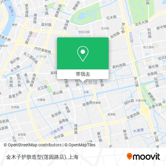 金木子护肤造型(莲园路店)地图