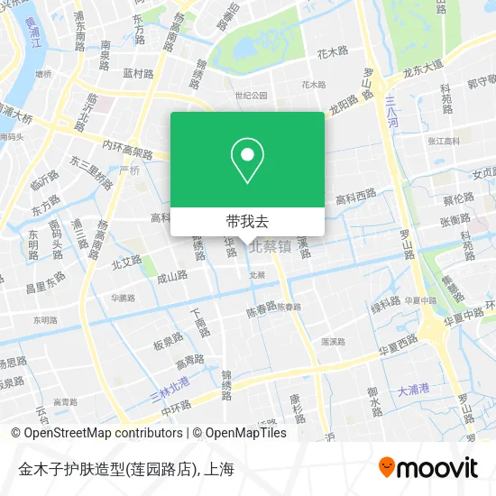 金木子护肤造型(莲园路店)地图