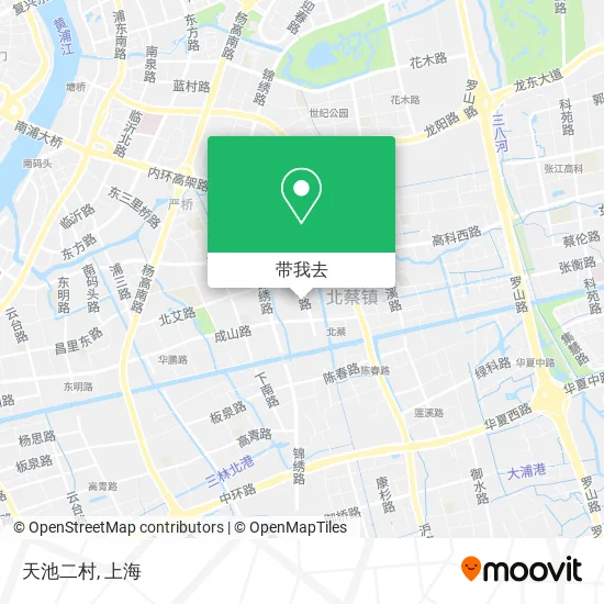 天池二村地图