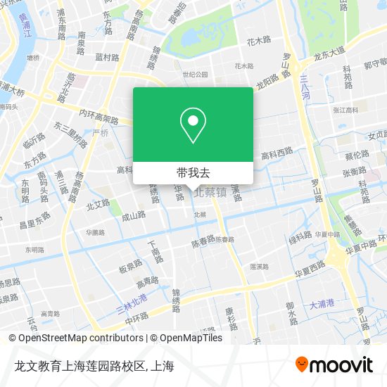 龙文教育上海莲园路校区地图
