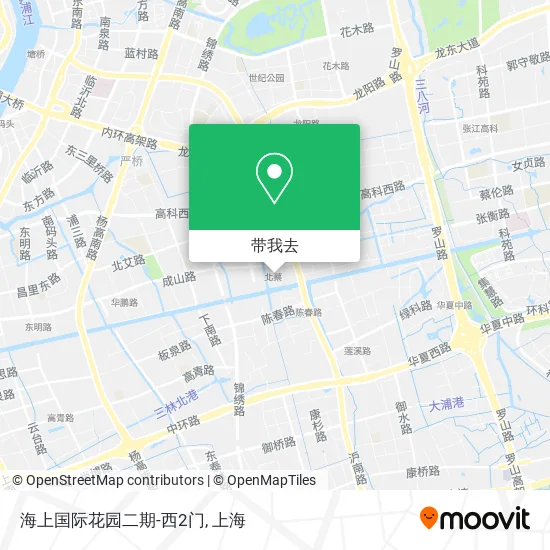 海上国际花园二期-西2门地图