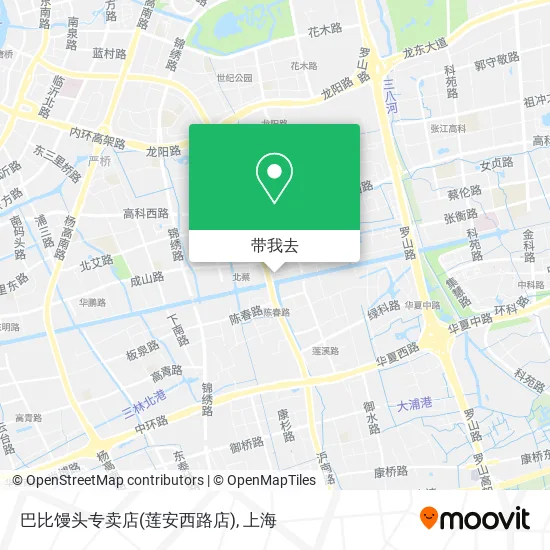 巴比馒头专卖店(莲安西路店)地图