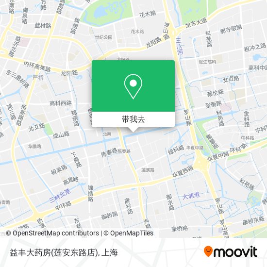 益丰大药房(莲安东路店)地图