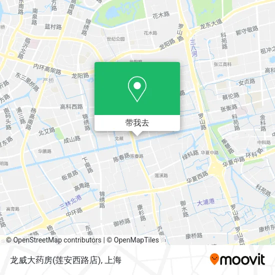 龙威大药房(莲安西路店)地图