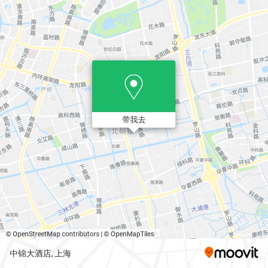 中锦大酒店地图