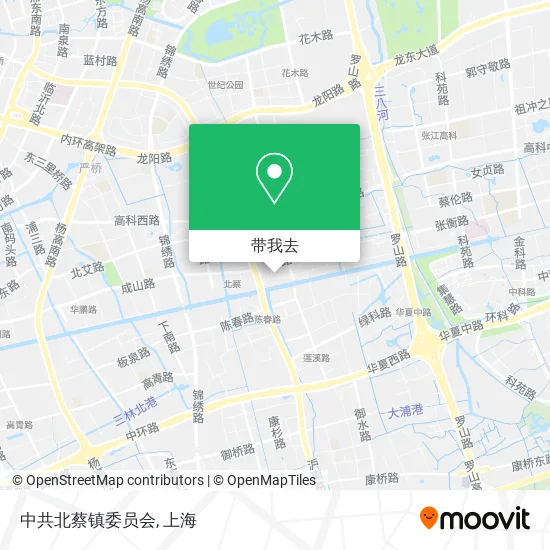 中共北蔡镇委员会地图