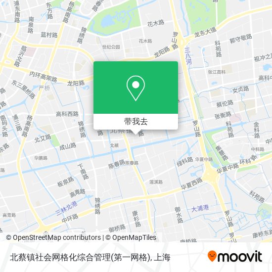 北蔡镇社会网格化综合管理(第一网格)地图