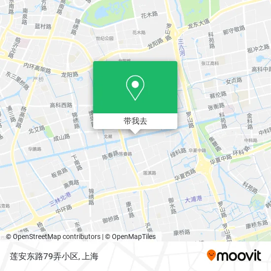 莲安东路79弄小区地图