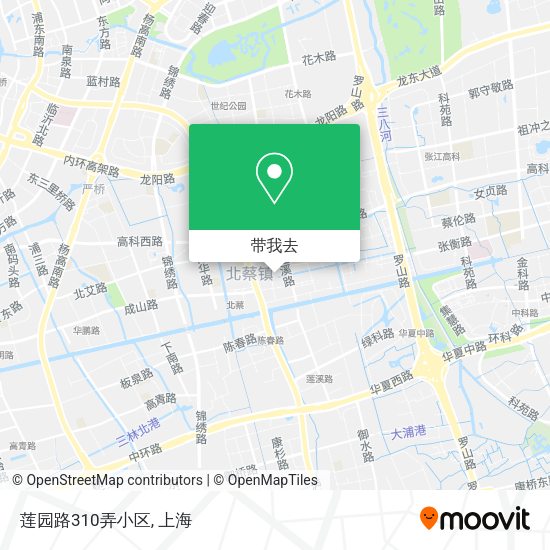 莲园路310弄小区地图