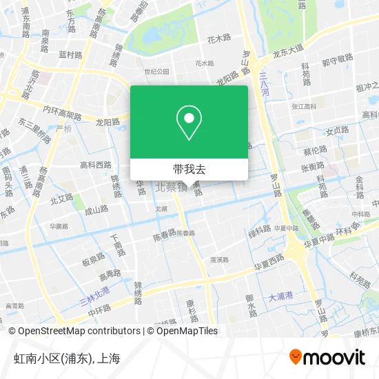 虹南小区(浦东)地图