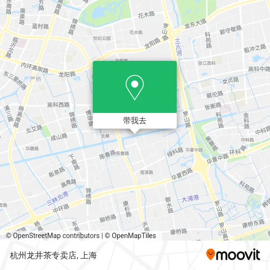 杭州龙井茶专卖店地图