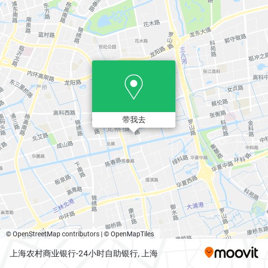 上海农村商业银行-24小时自助银行地图