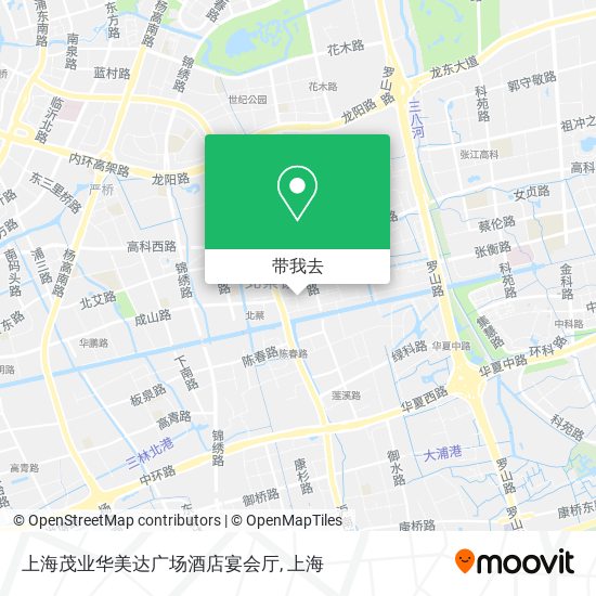 上海茂业华美达广场酒店宴会厅地图