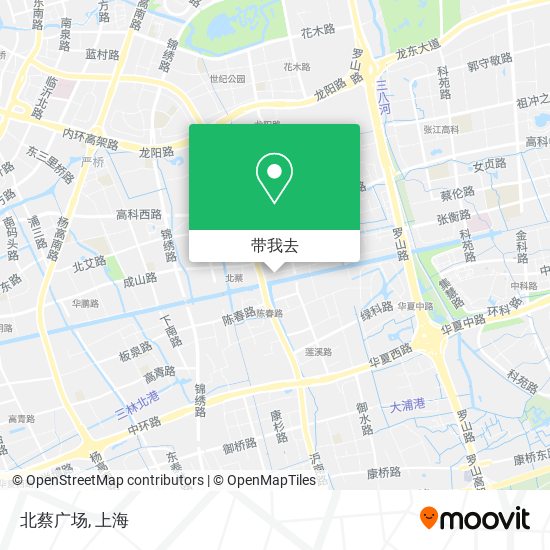 北蔡广场地图