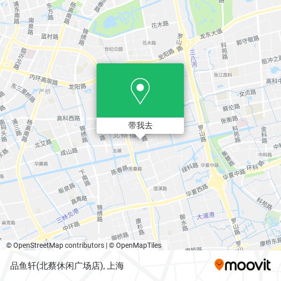 品鱼轩(北蔡休闲广场店)地图