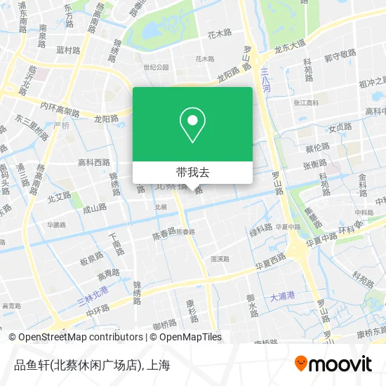 品鱼轩(北蔡休闲广场店)地图