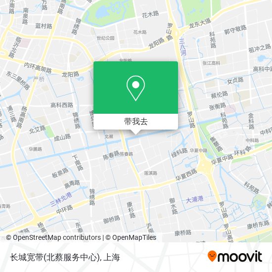 长城宽带(北蔡服务中心)地图