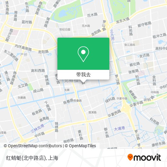 红蜻蜓(北中路店)地图