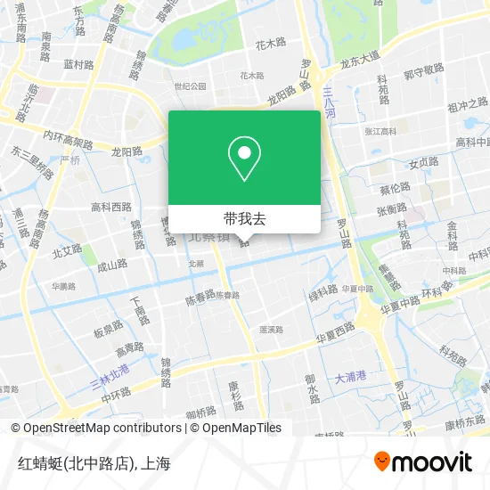 红蜻蜓(北中路店)地图
