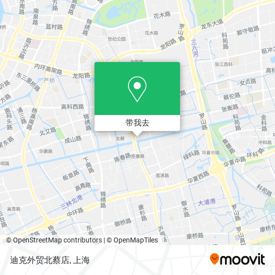 迪克外贸北蔡店地图
