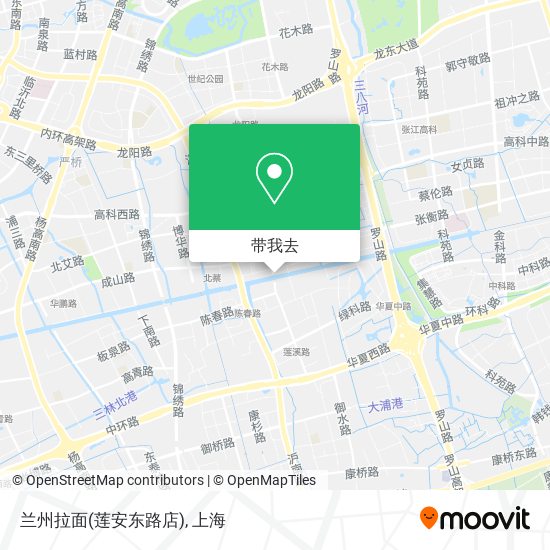 兰州拉面(莲安东路店)地图