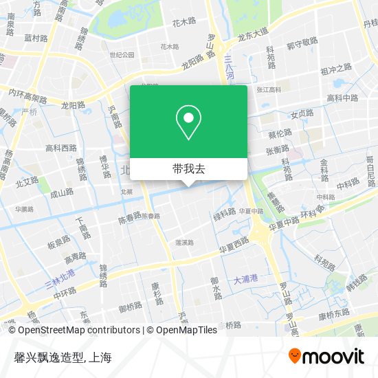 馨兴飘逸造型地图