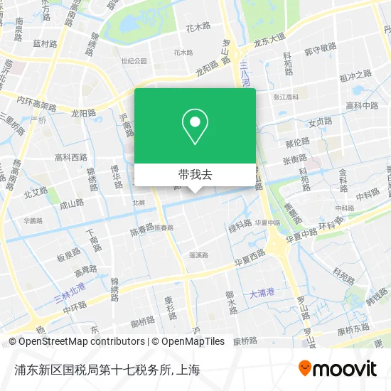浦东新区国税局第十七税务所地图