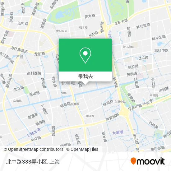 北中路383弄小区地图