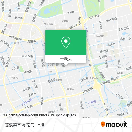 莲溪菜市场-南门地图