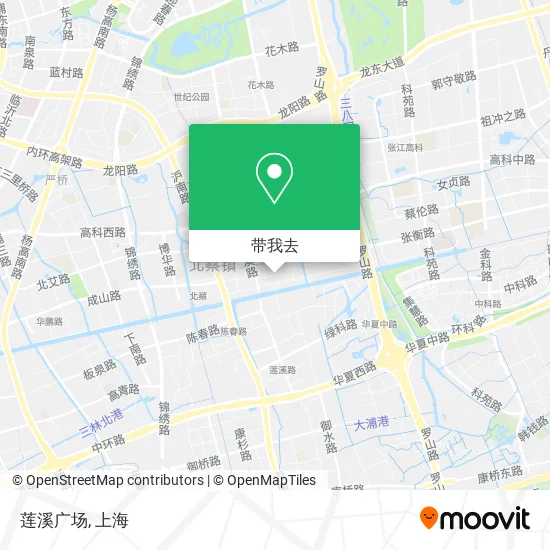 莲溪广场地图