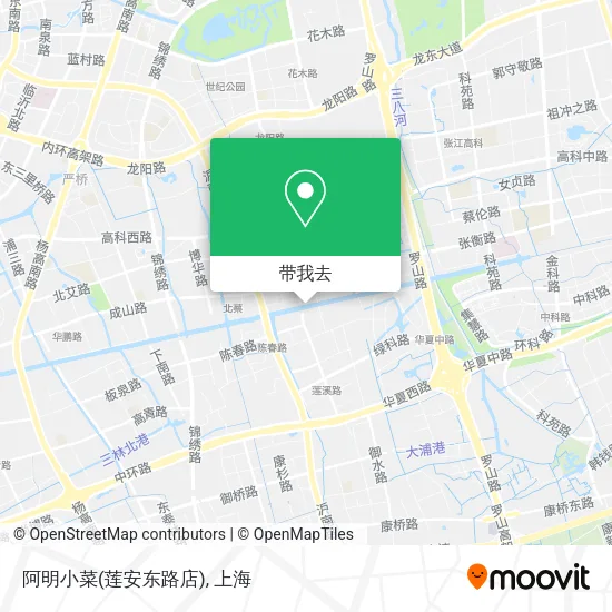 阿明小菜(莲安东路店)地图