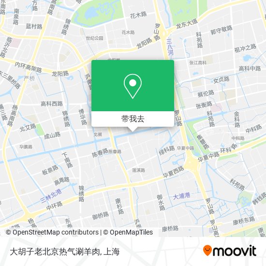 大胡子老北京热气涮羊肉地图