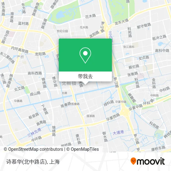 诗慕华(北中路店)地图