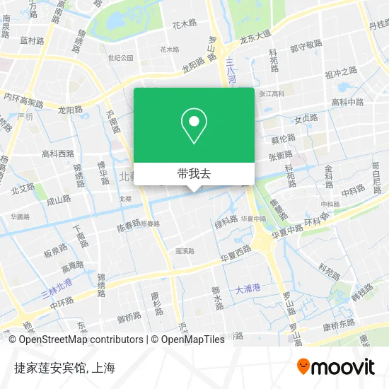 捷家莲安宾馆地图