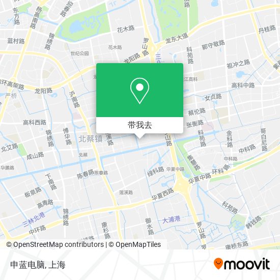 申蓝电脑地图