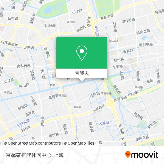 富馨茶棋牌休闲中心地图