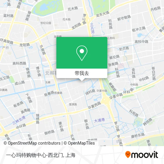 一心玛特购物中心-西北门地图