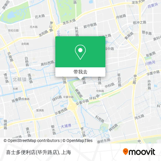 喜士多便利店(毕升路店)地图