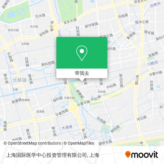 上海国际医学中心投资管理有限公司地图