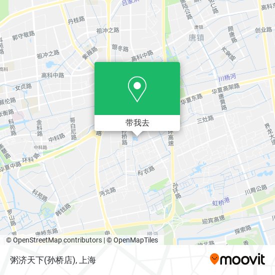 粥济天下(孙桥店)地图