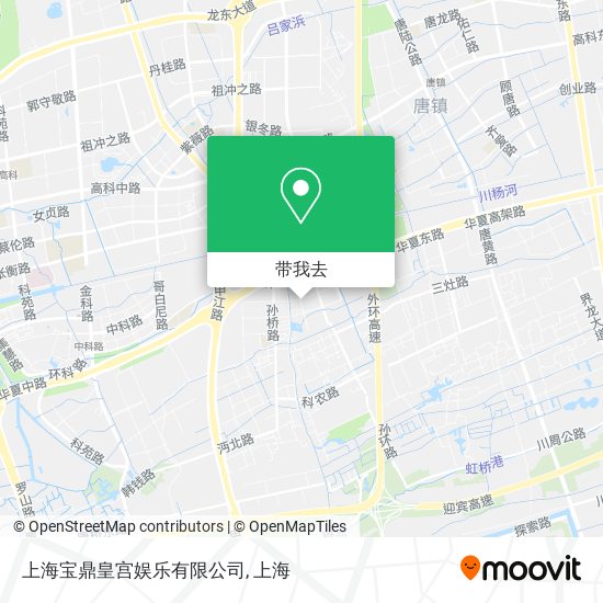 上海宝鼎皇宫娱乐有限公司地图