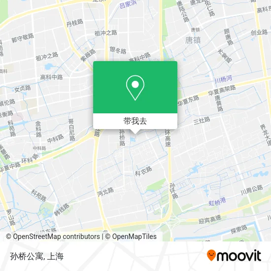 孙桥公寓地图