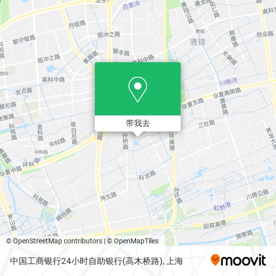 中国工商银行24小时自助银行(高木桥路)地图