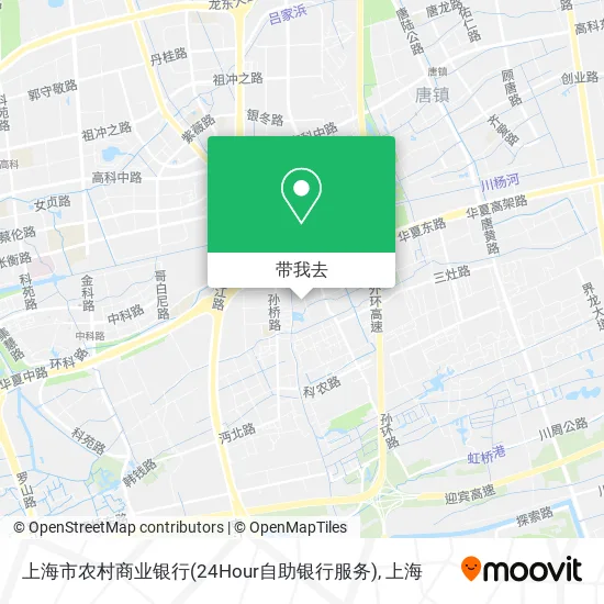 上海市农村商业银行(24Hour自助银行服务)地图
